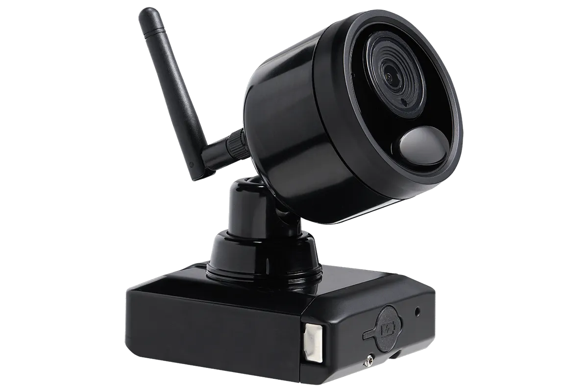 1080p Outdoor Wireless Camera System, 6 Rechargeable Wire Free Battery Powered Black Cameras, 95ft Night Vision, 1TB Hard drive, No Monthly Fees