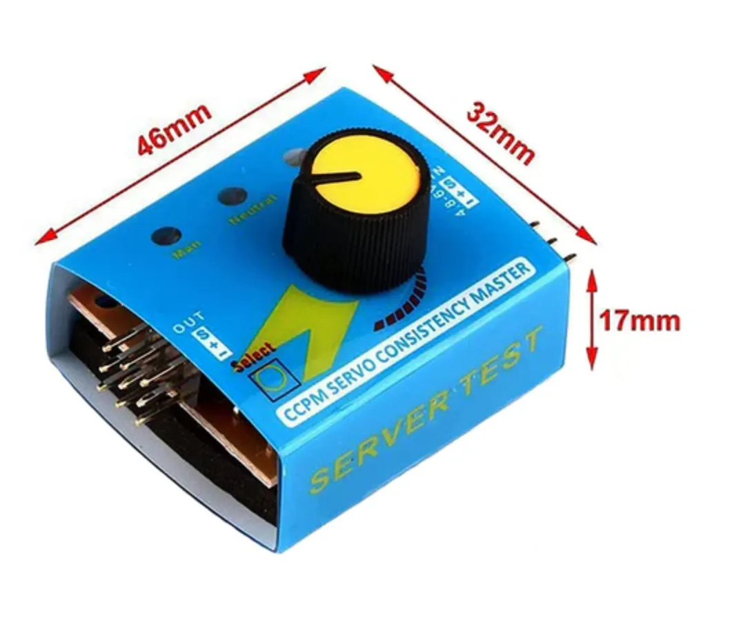 4.8-6V Multi Servo Tester Gear