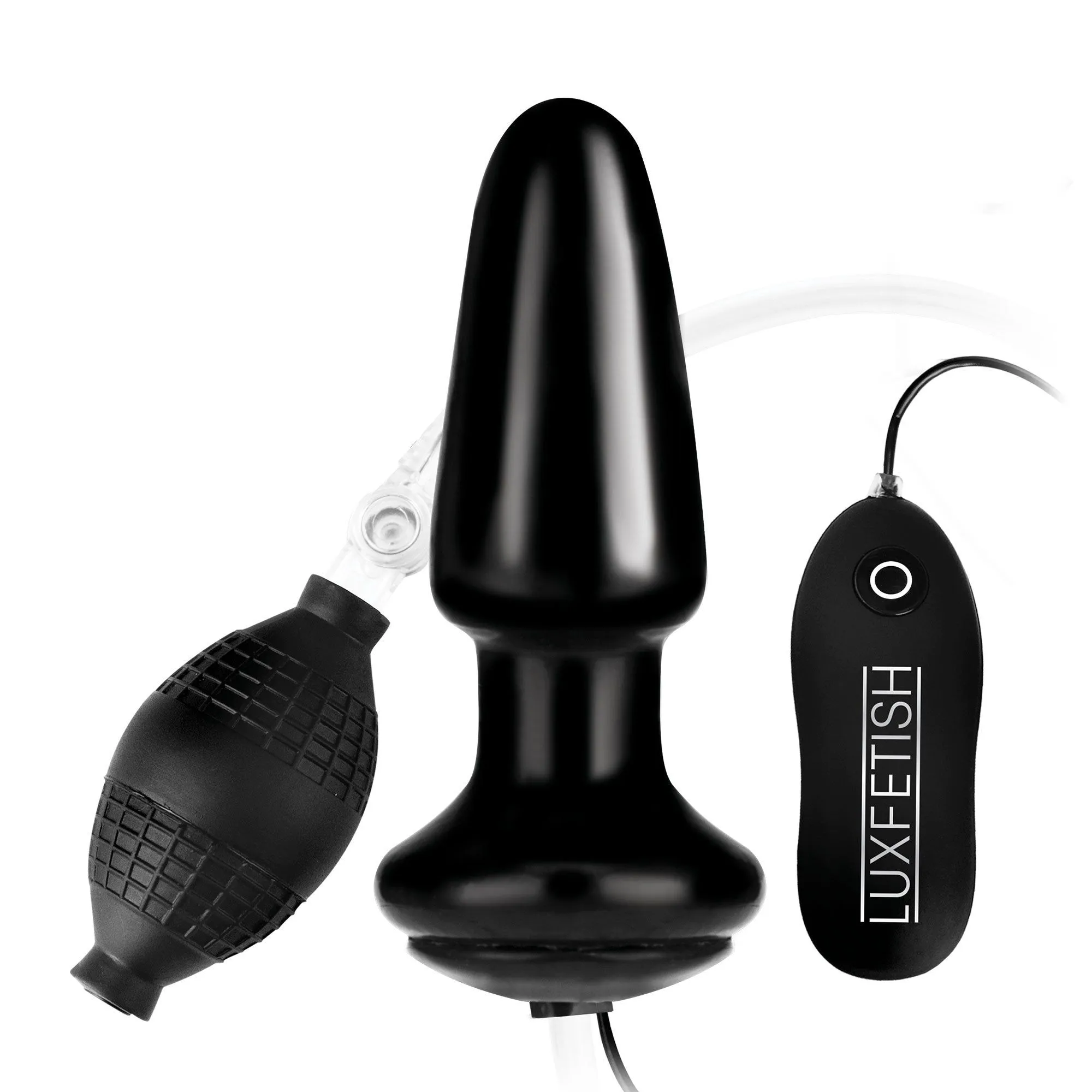 4" Inflatable Vibrating Butt Plug