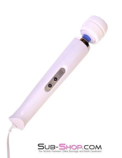 6959R      10 Speed Magic Wand Massager, White - MEGA Deal