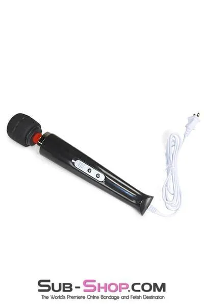 6960R      10 Speed Magic Wand Massager, Black