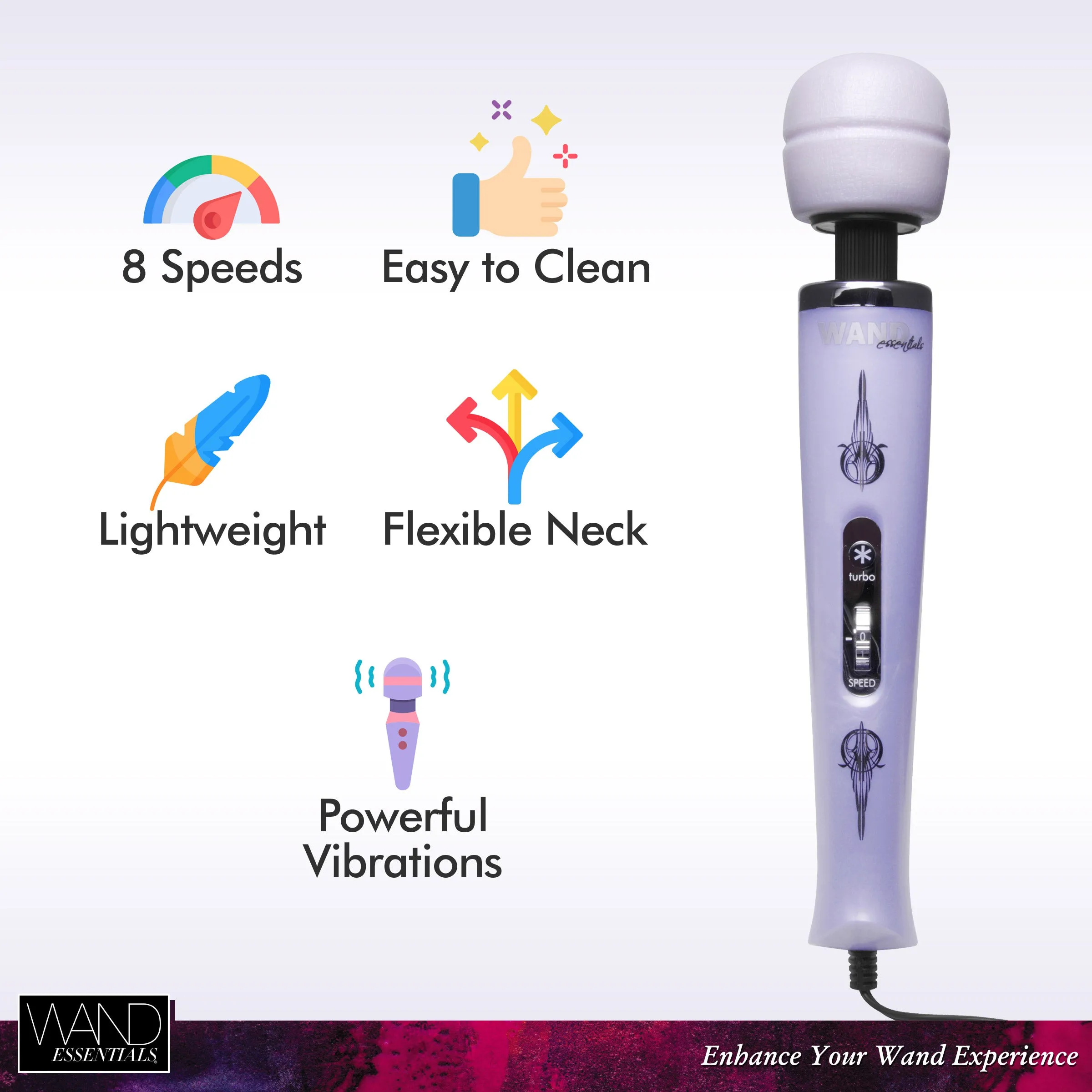 8-Speed Turbo Wand Massager