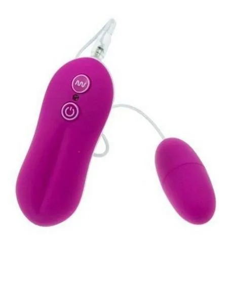 9341M      10 Function Soft Touch Purple Vibrating Egg - LAST CHANCE - Final Closeout!