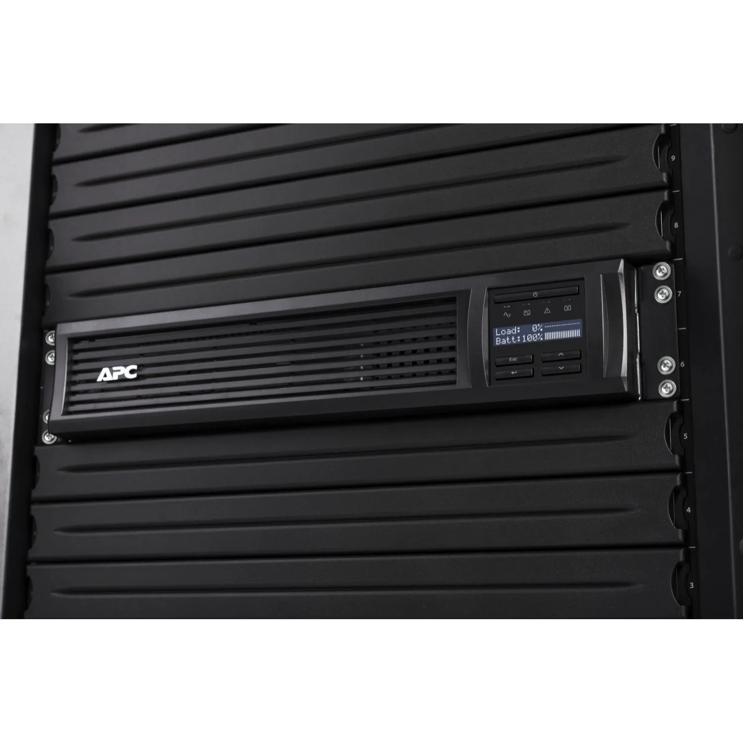 Apc Smart-Ups 750Va Lcd Rm - Ups (Rack-Mountable) - Ac 230 V - 500 Watt - 750 Va - Ethernet, Rs-232, Usb - Output Connec