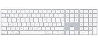 Apple Magic Keyboard With Numeric Keypad - Keyboard - Wireless - Bluetooth - Azerty - French - Silver