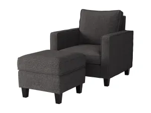 Arm Chair with Ottoman