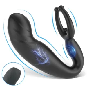 Ass Gasm 3 in 1 | 2 Motors | Remote Control | P-Spot Massager | 9 Sliding Modes