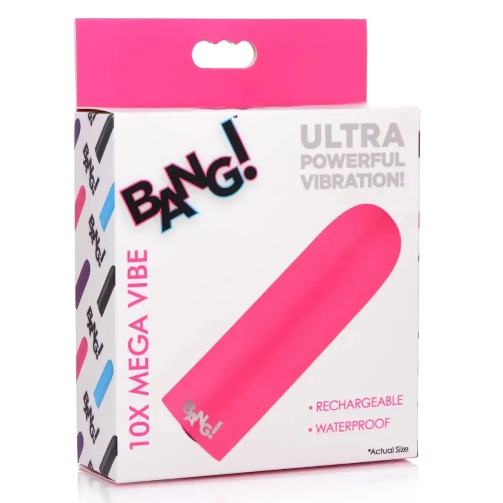 BANG! 10x Mega Silicone Bullet Vibrator