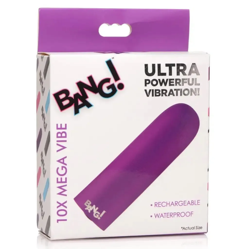 BANG! 10x Mega Silicone Bullet Vibrator