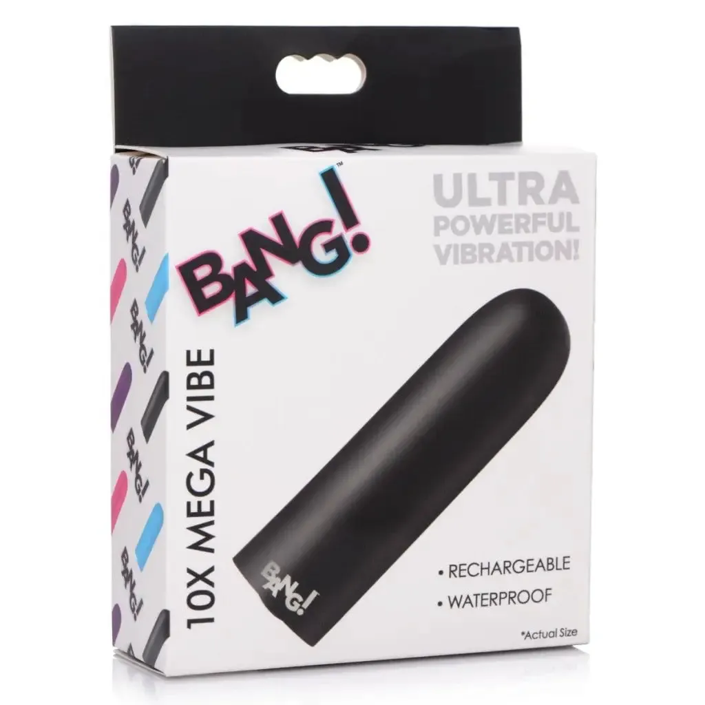 BANG! 10x Mega Silicone Bullet Vibrator