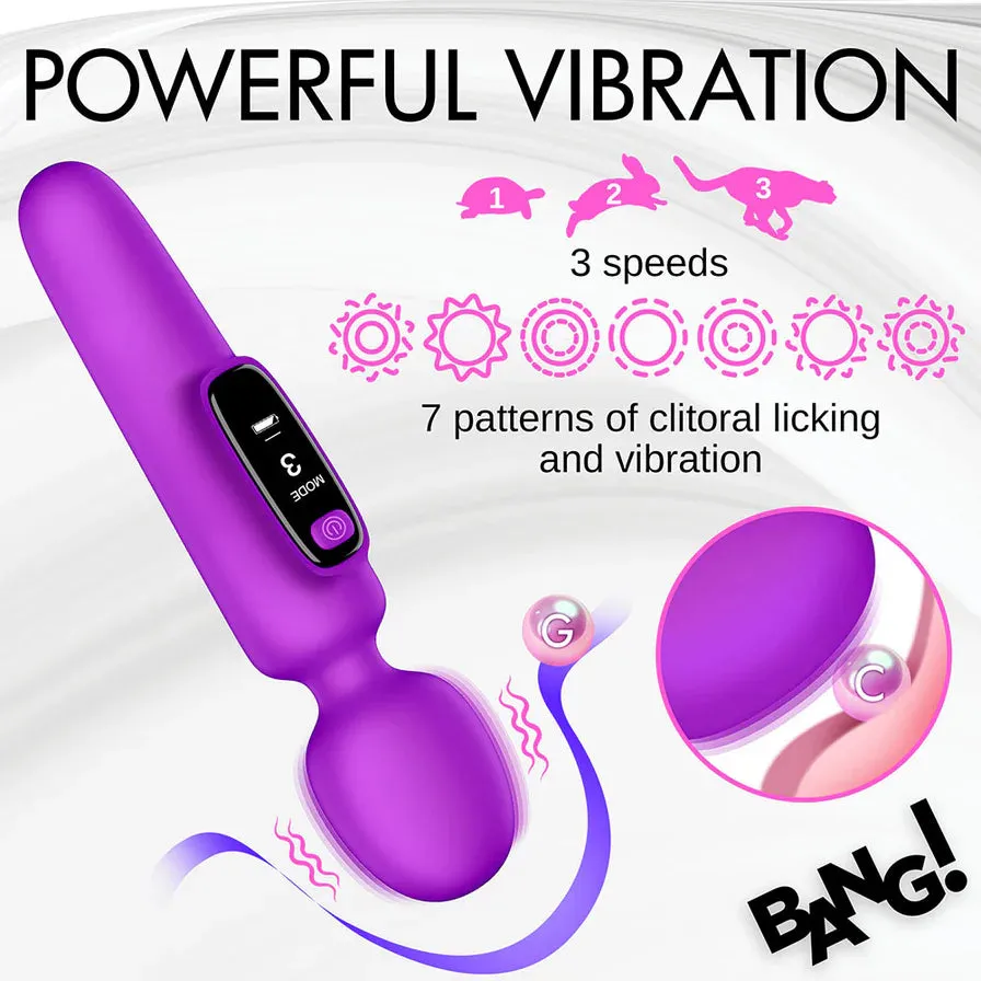 Bang! Digital Rechargeable Silicone Wand Vibrator