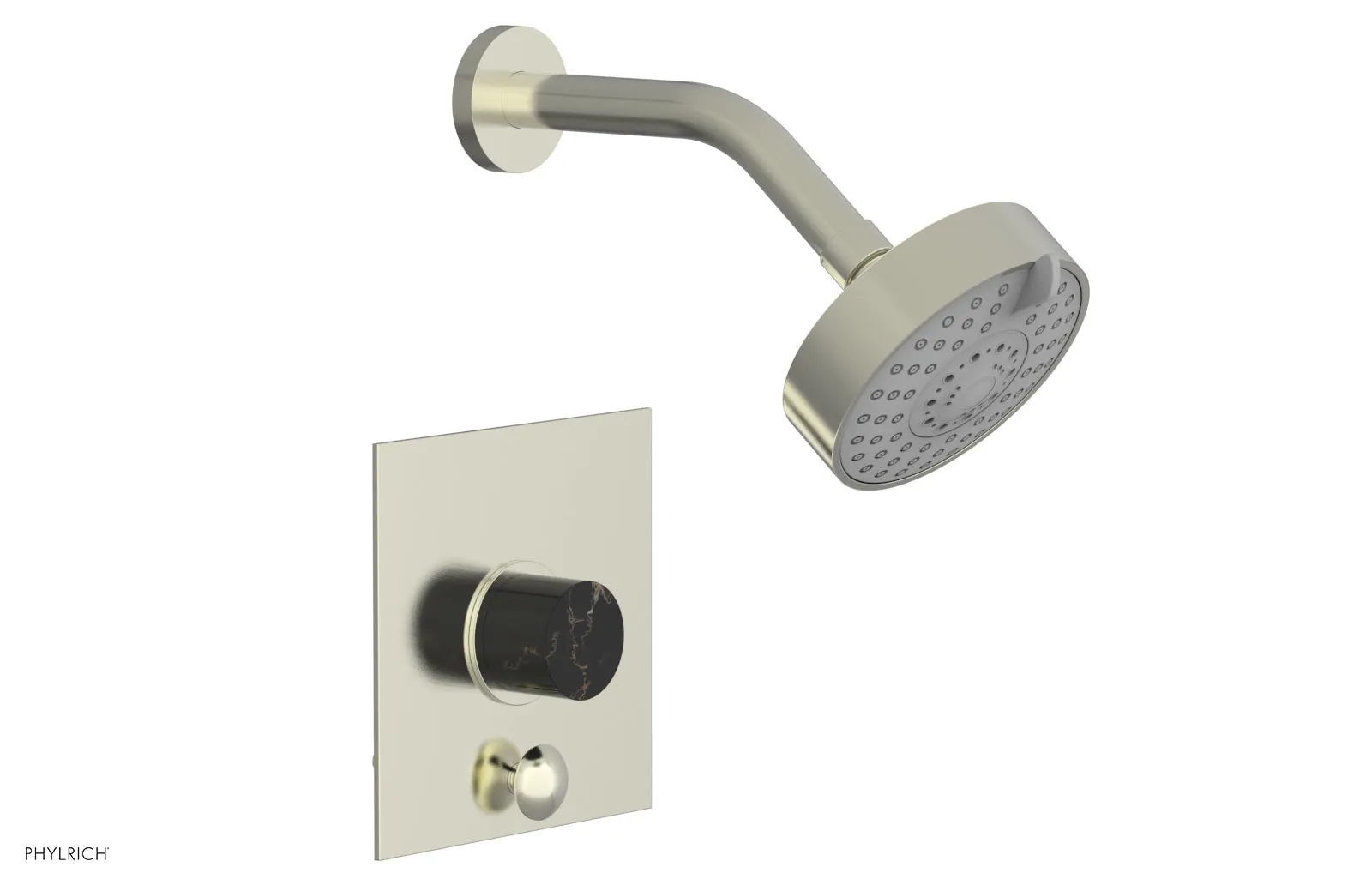 BASIC II Pressure Balance Shower and Diverter Set (Less Spout) 4-194