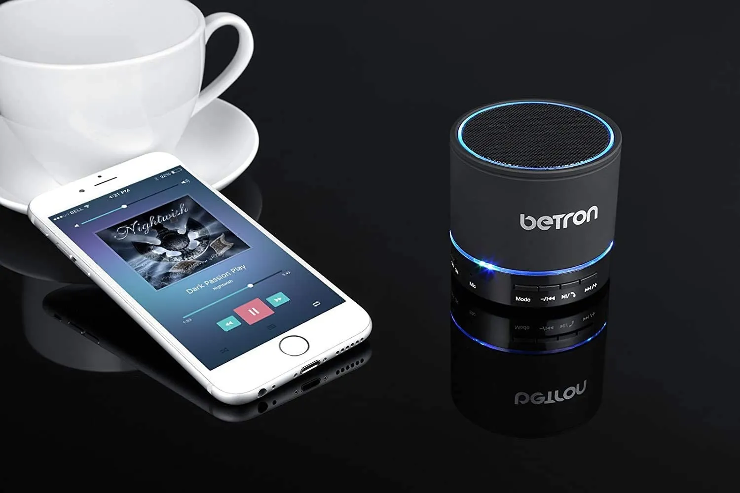 Betron KBS08 Wireless Portable Travel Bluetooth Speaker Radio MicroSD Card