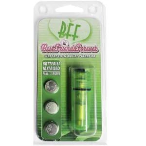 BFF Waterproof Vibrating Bullet Green