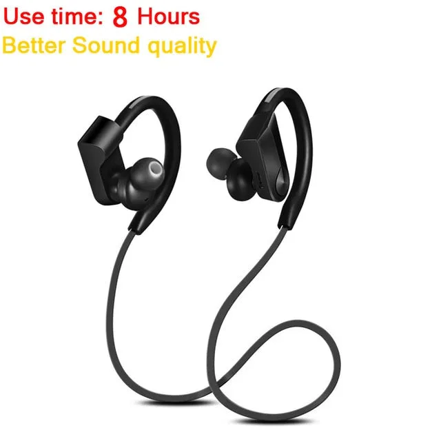 Bluetooth Earphone Headphones Sport Bass Wireless Headset with mic Stereo for iPhones