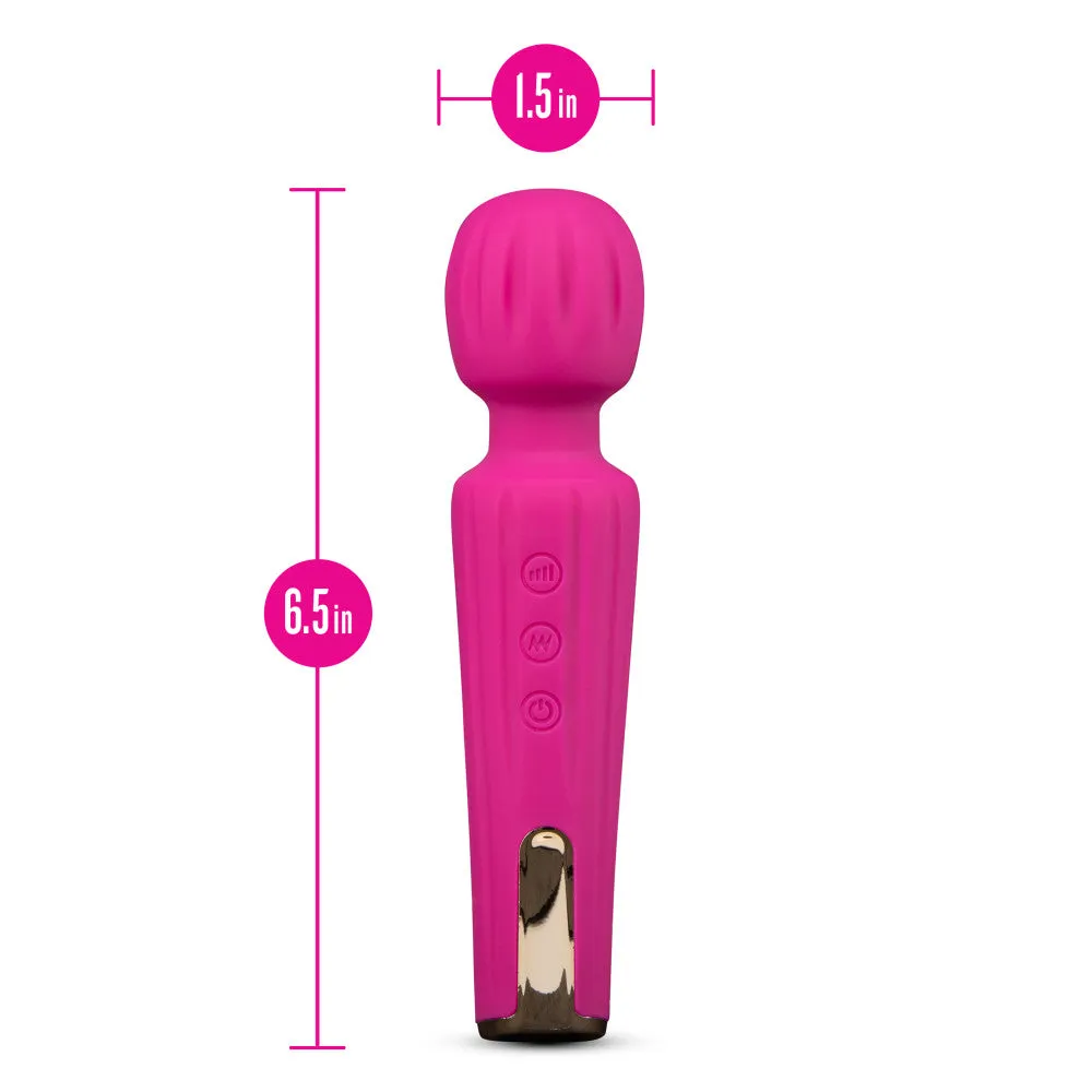 Blush Allana Velvet 20 Function Vibrating Massage Wand With RumboTech™