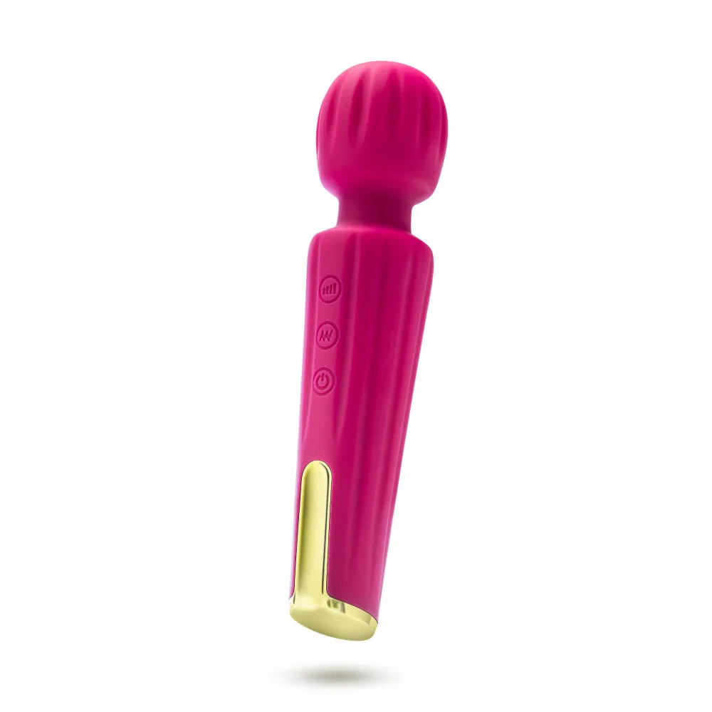 Blush Allana Velvet 20 Function Vibrating Massage Wand With RumboTech™