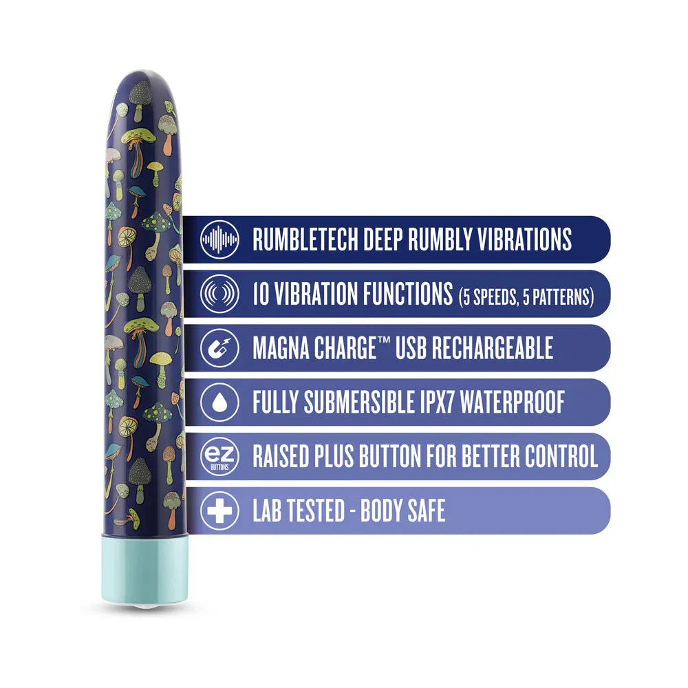 Blush Limited Addiction Dreamscape Rechargeable 7 in. Vibrator Blue