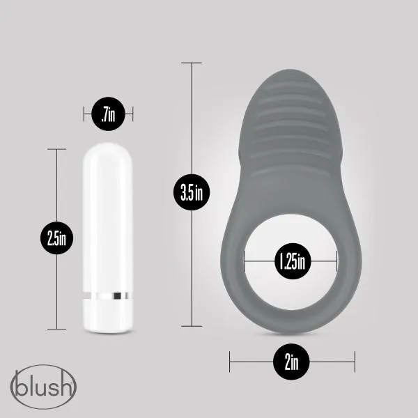 Blush Noje C1 Cock Ring with Rechargeable Vibrating Bullet