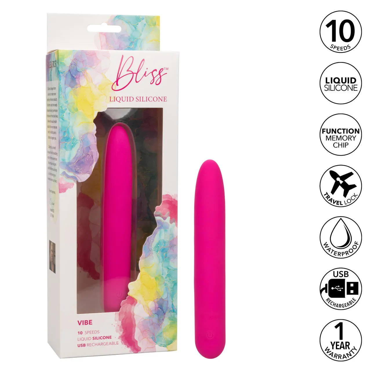 CalExotics Bliss Liquid Silicone Rechargeable Vibrator