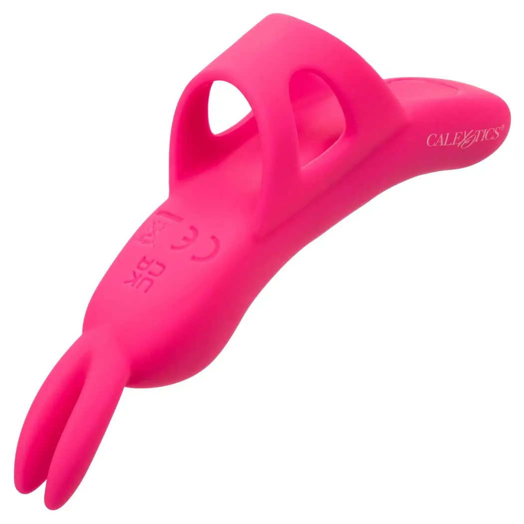 CalExotics Neon Vibes The Flirty Vibe Rabbit Finger Vibrator