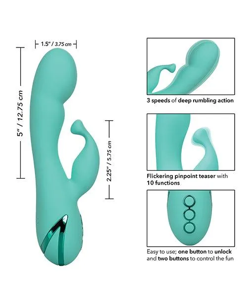 California Dreaming Tahoe Temptation Silicone Rechargeable Rabbit Vibrator