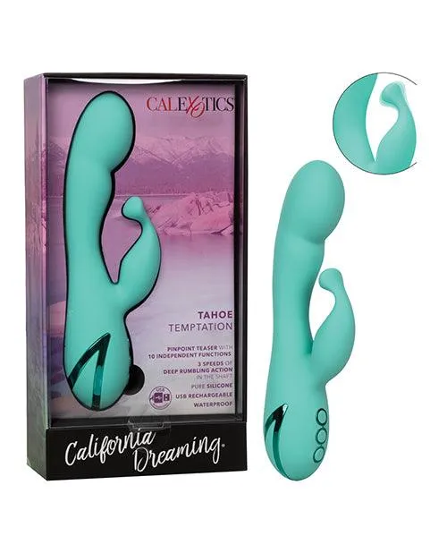 California Dreaming Tahoe Temptation Silicone Rechargeable Rabbit Vibrator