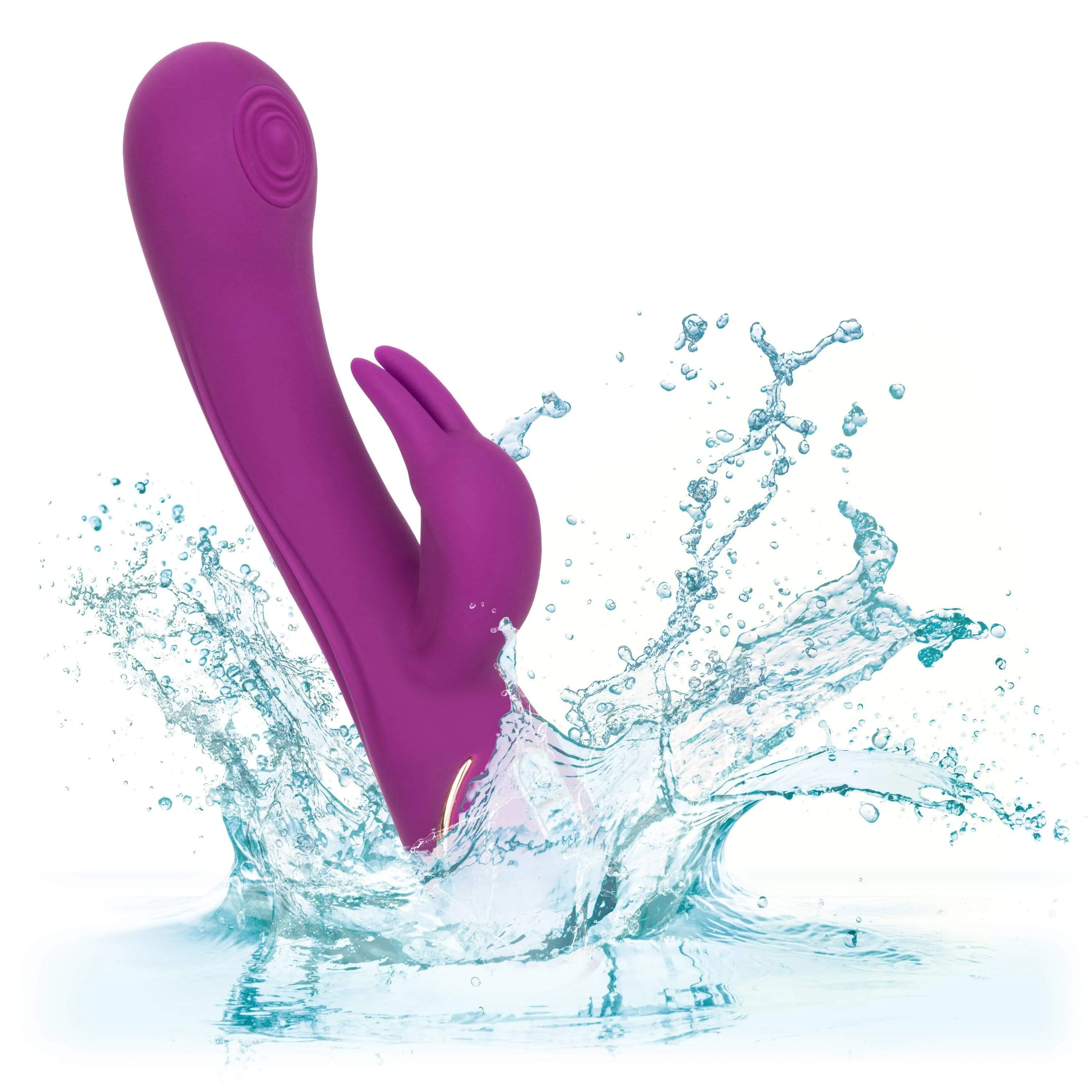 California Exotics - Jack Rabbit Signature Silicone Thumping Rabbit Vibrator (Purple)