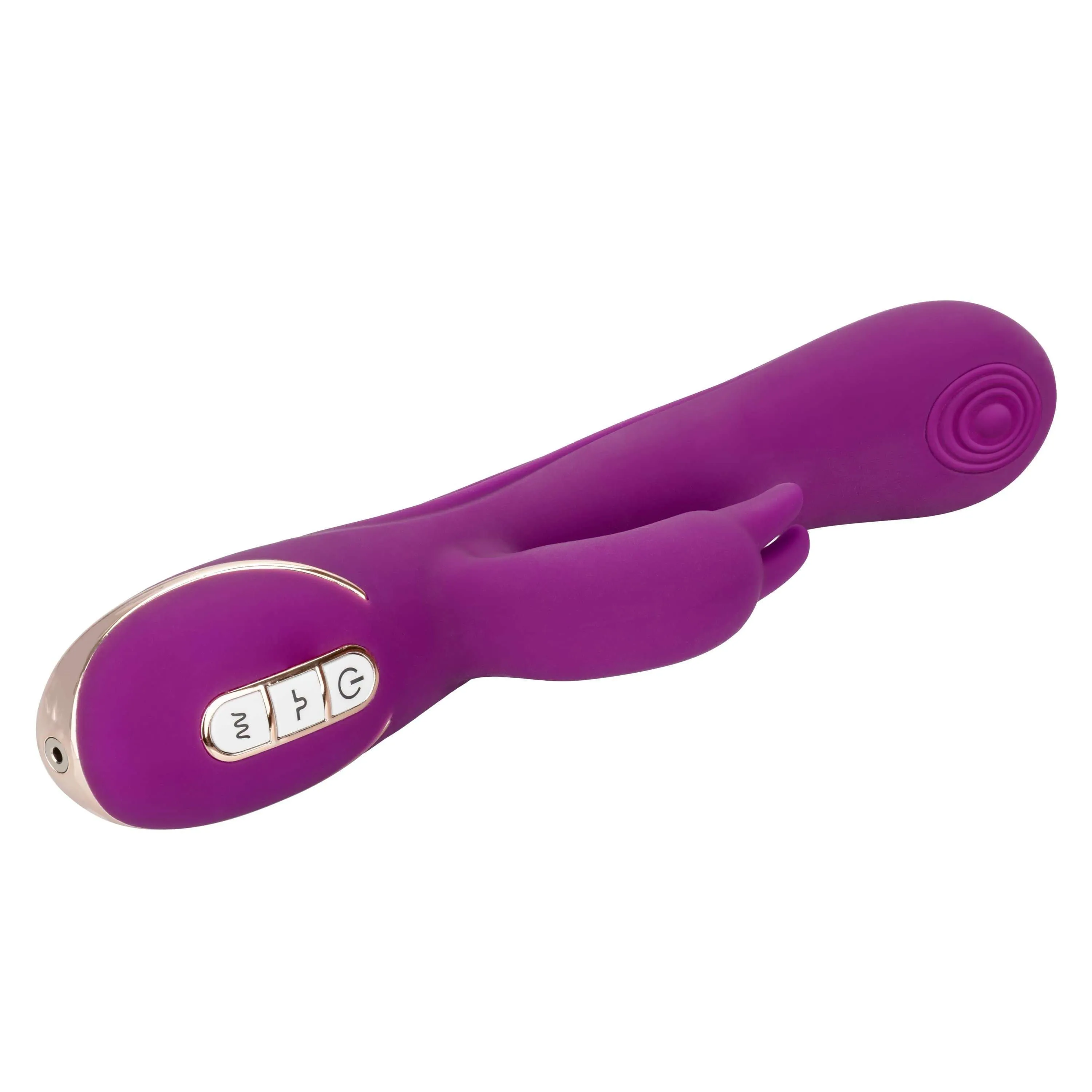 California Exotics - Jack Rabbit Signature Silicone Thumping Rabbit Vibrator (Purple)