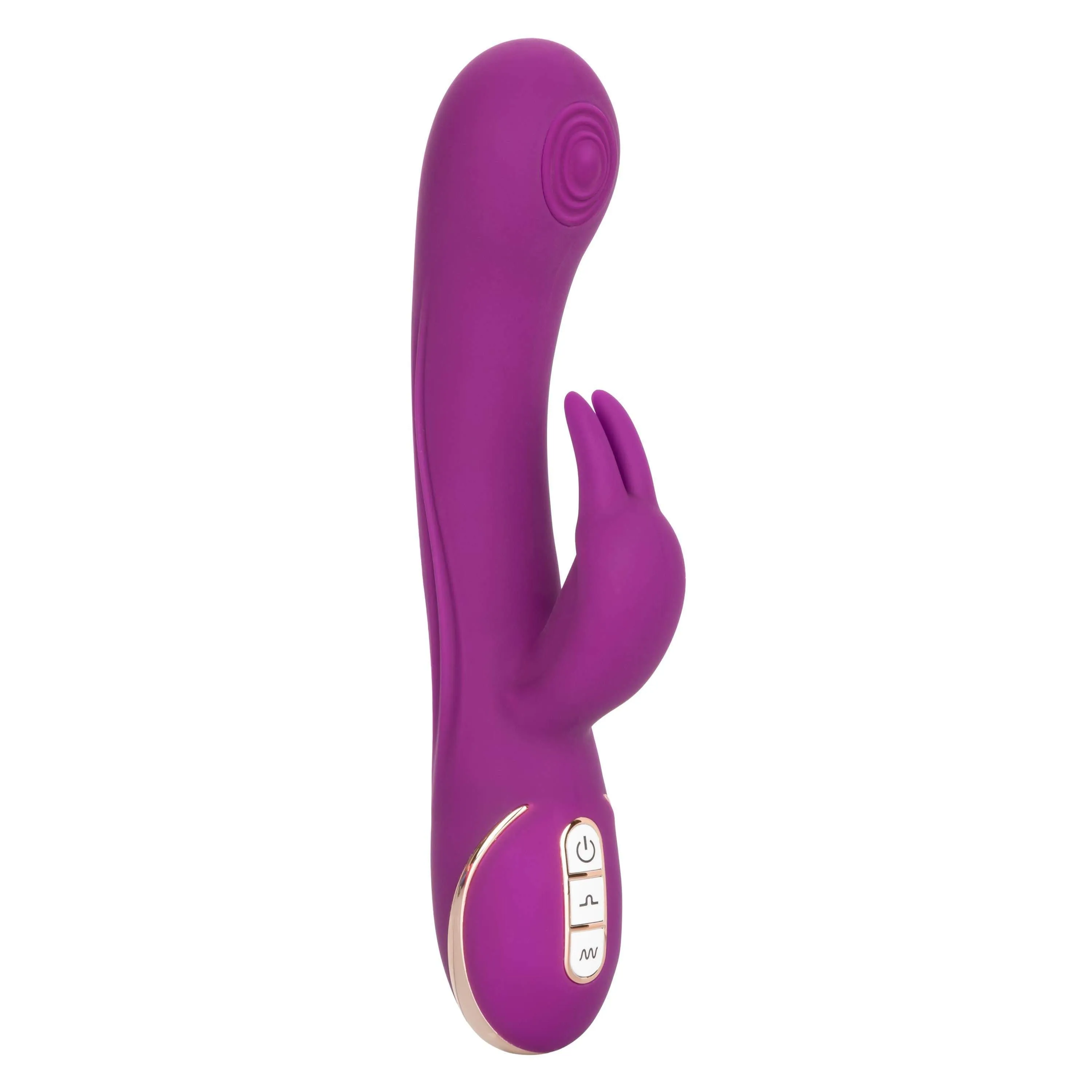 California Exotics - Jack Rabbit Signature Silicone Thumping Rabbit Vibrator (Purple)