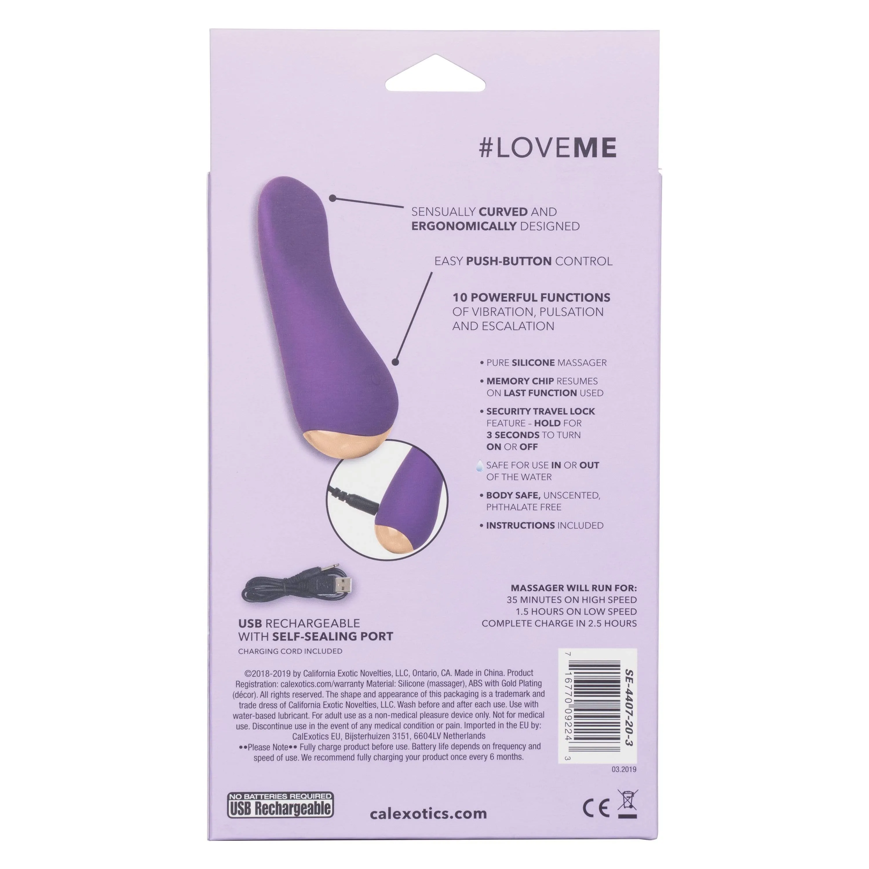 California Exotics - Slay LoveMe Bullet Vibrator (Purple)