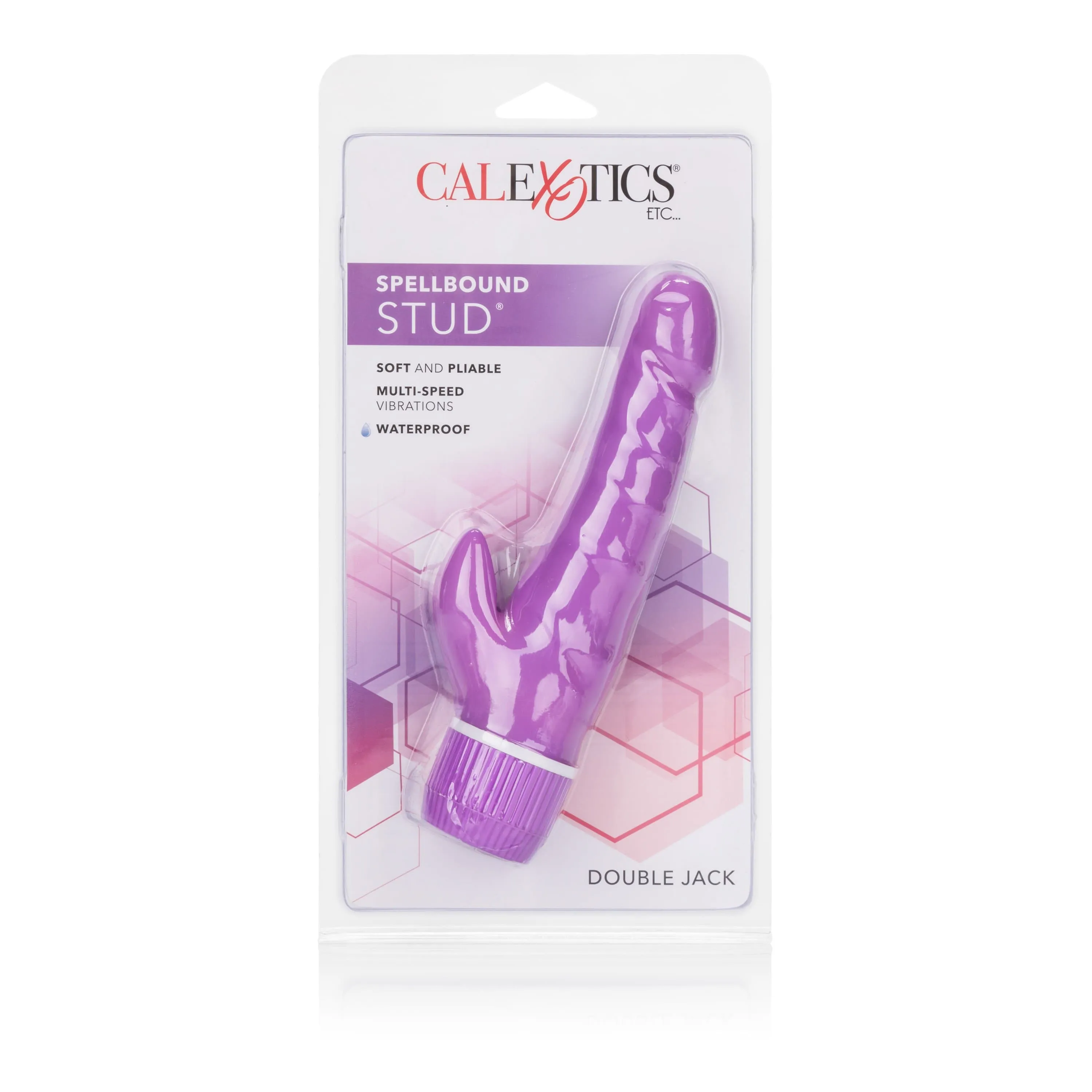 California Exotics - Spellbound Stud Double Jack Rabbit Vibrator (Purple)