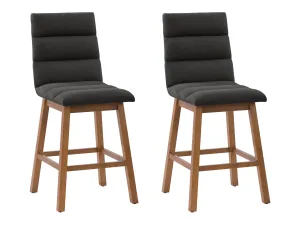 Channel Tufted Bar Stools