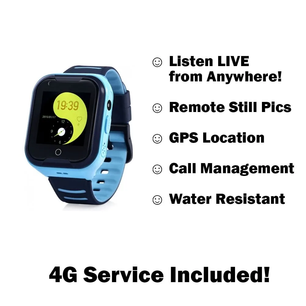 Child Safety 4G GPS Smart Watch – Use Anywhere in the Americas