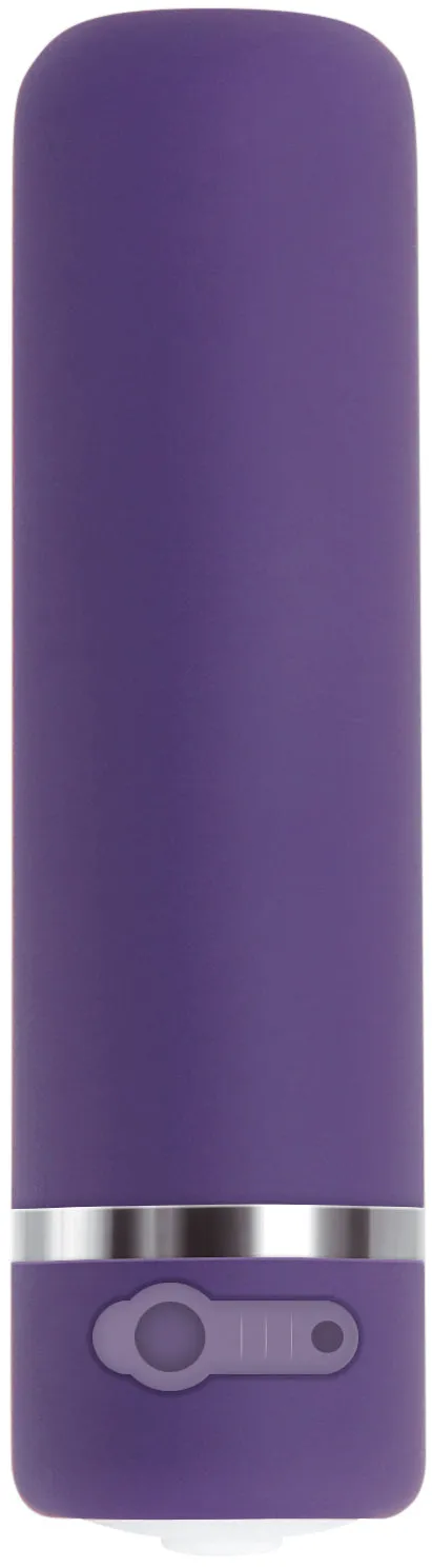 Compact Purple Vibrator with 7 Speeds, Waterproof, and USB Rechargeable