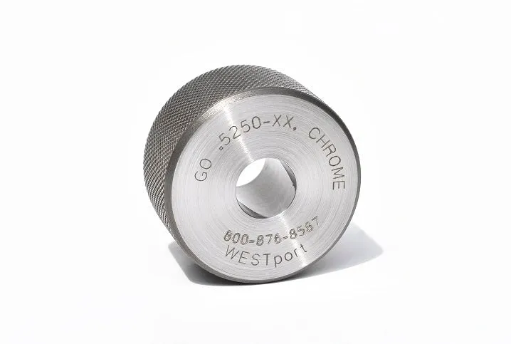 Cylindrical Ring Gage - Chrome - Metric - Chrome - XX - 9.271-12.95 - GO / NOGO