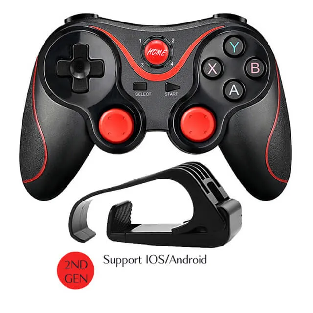 Data Frog Wireless Bluetooth Gamepad Support Official App Game Controller For iphone Android Smart Phone For PS3 PC TV Box