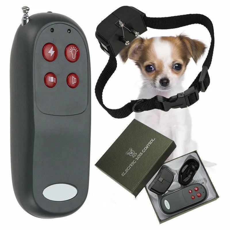 Dog Training Collar Anti-Barking  Electronic  Pet Electronic Vibration Warning Electric Shock Training Aids