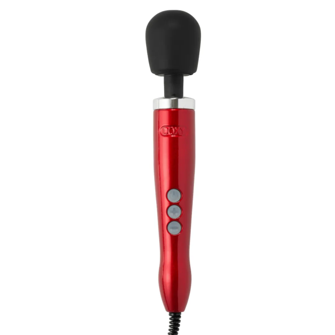 Doxy Die Cast Extra Powerful Wand Vibrator - Red