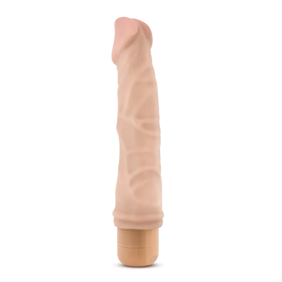 Dr. Skin Cock Vibe 6 Realistic Beige 9-Inch Long Vibrating Dildo