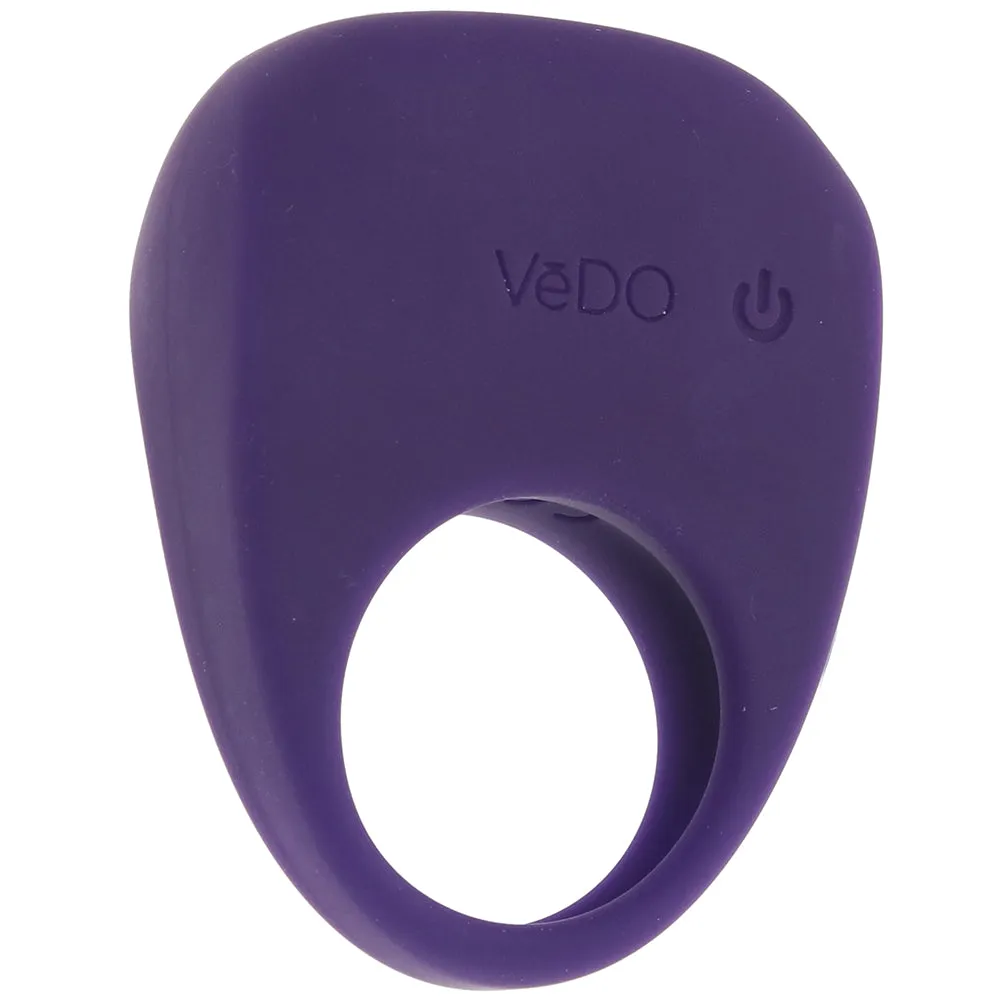 Driver Rechargeable Vibrating C-Ring in Purple