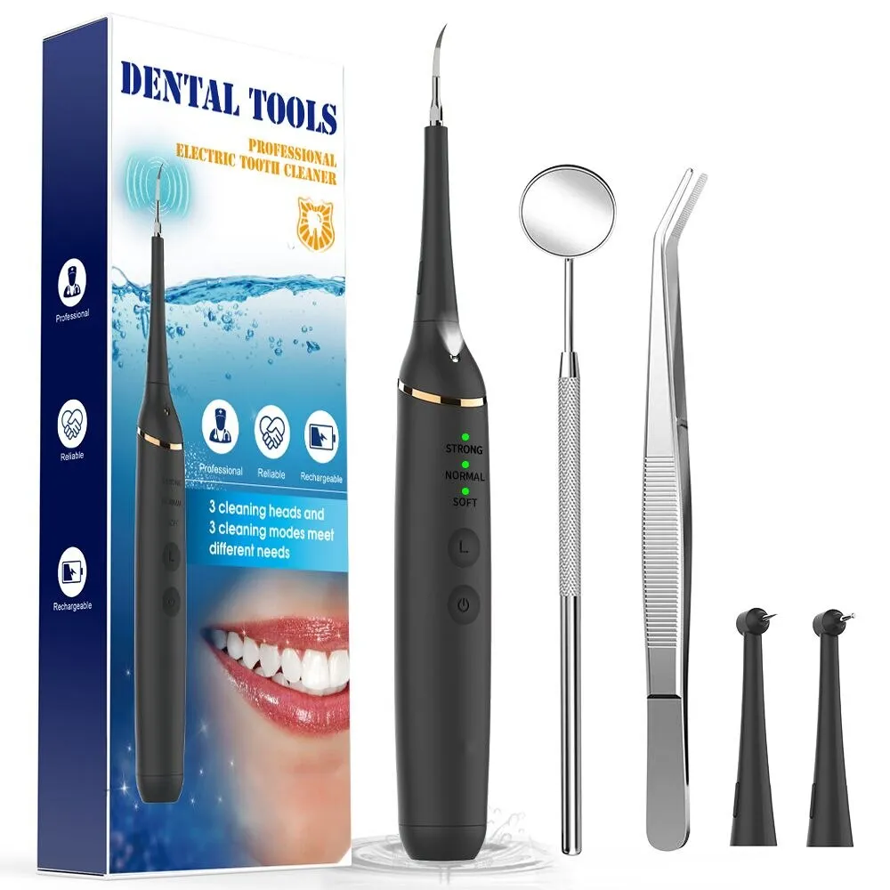 Electric Teeth Cleaner Dental Calculus Scaler Plaque Stain Tartar Removal Sonic Toothbrush Waterproof Teeth Whitening Oral Care 0ral irrigator