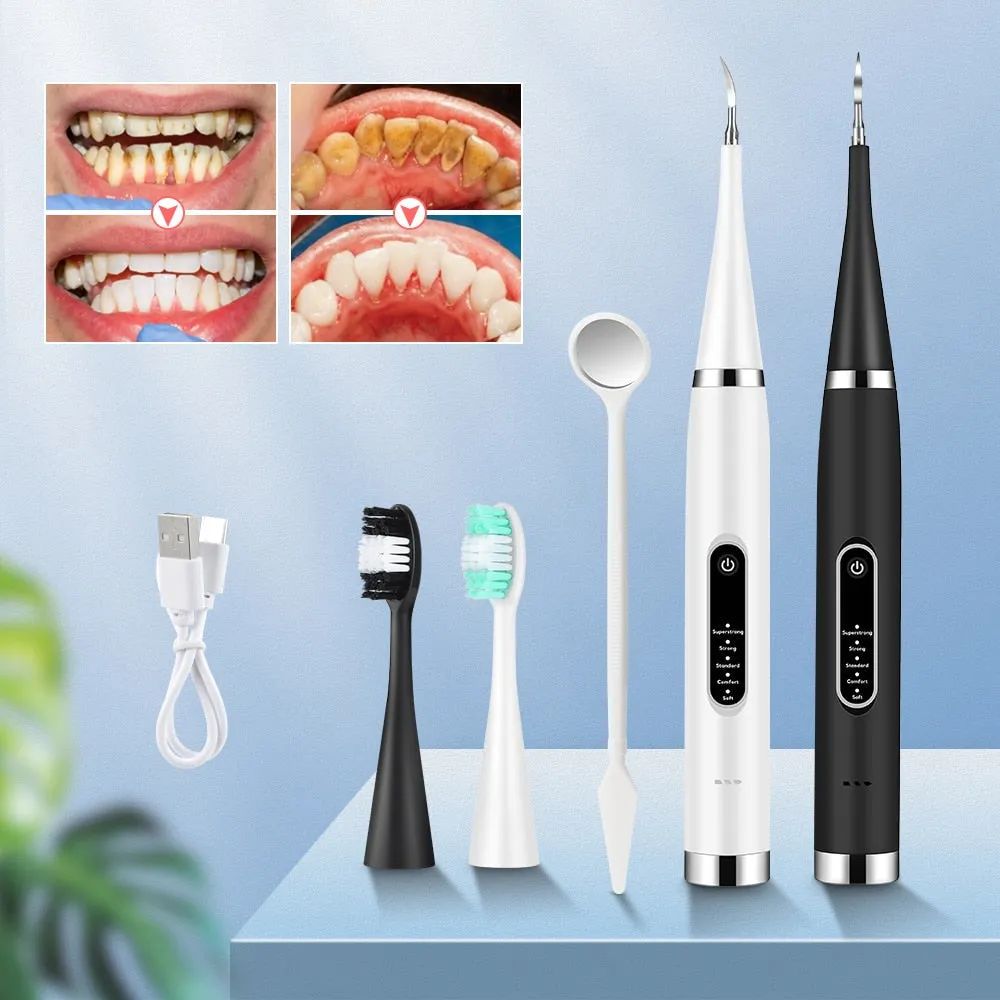 Electric Teeth Cleaner Dental Calculus Scaler Plaque Stain Tartar Removal Sonic Toothbrush Waterproof Teeth Whitening Oral Care 0ral irrigator