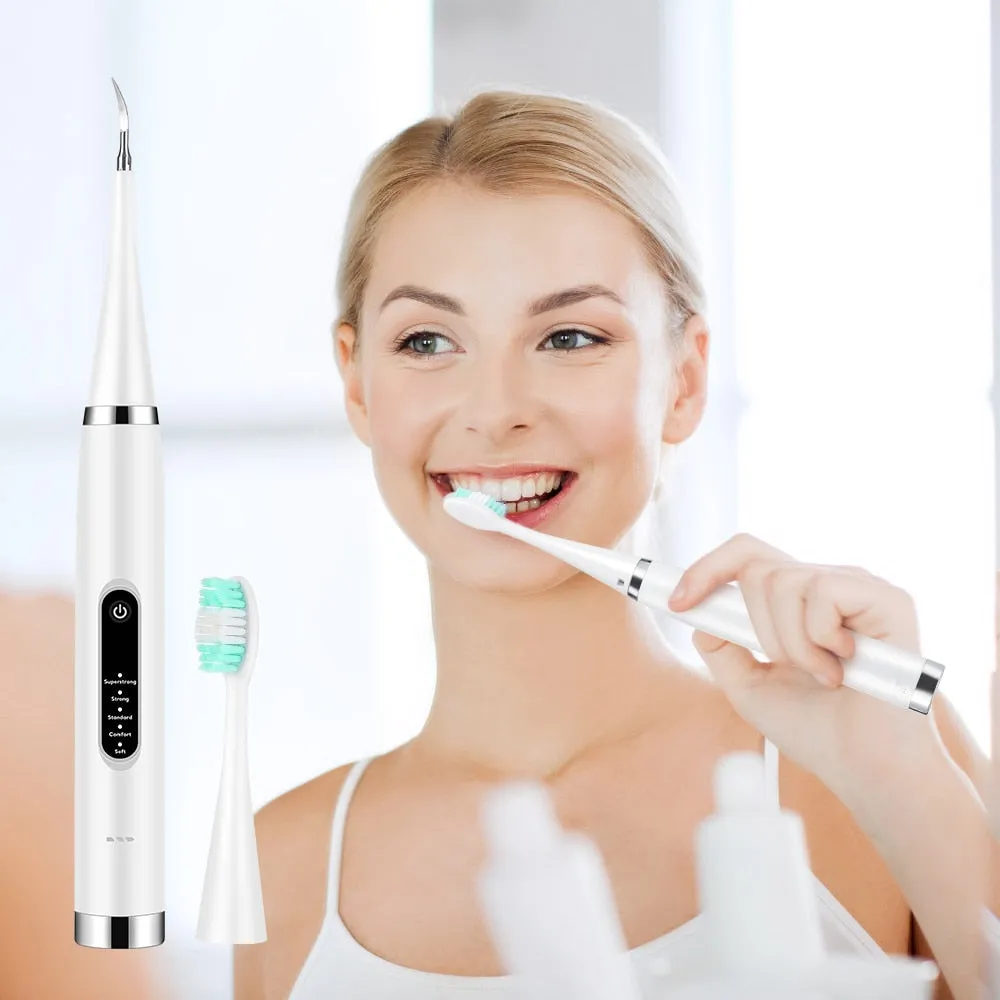 Electric Teeth Cleaner Dental Calculus Scaler Plaque Stain Tartar Removal Sonic Toothbrush Waterproof Teeth Whitening Oral Care 0ral irrigator