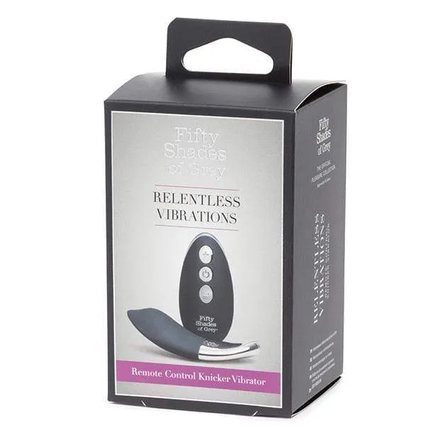 Fifty Shades of Grey - Relentless Vibrations Remote Control Panty Vibrator (Black)