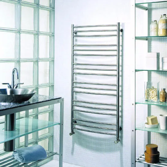 ICO Tuzio Towel Warmer Laveno Brushed Nickel