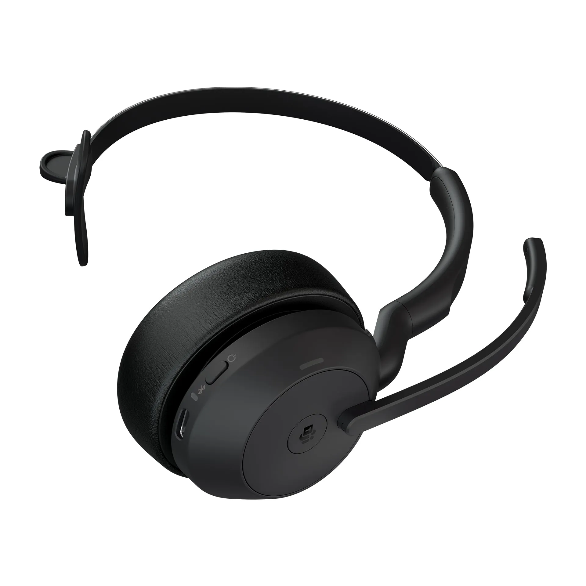 Jabra Evolve2 55 Ms Mono - Headset - On-Ear - Bluetooth - Wireless - Active Noise Cancelling - Usb-C Via Bluetooth Adapt