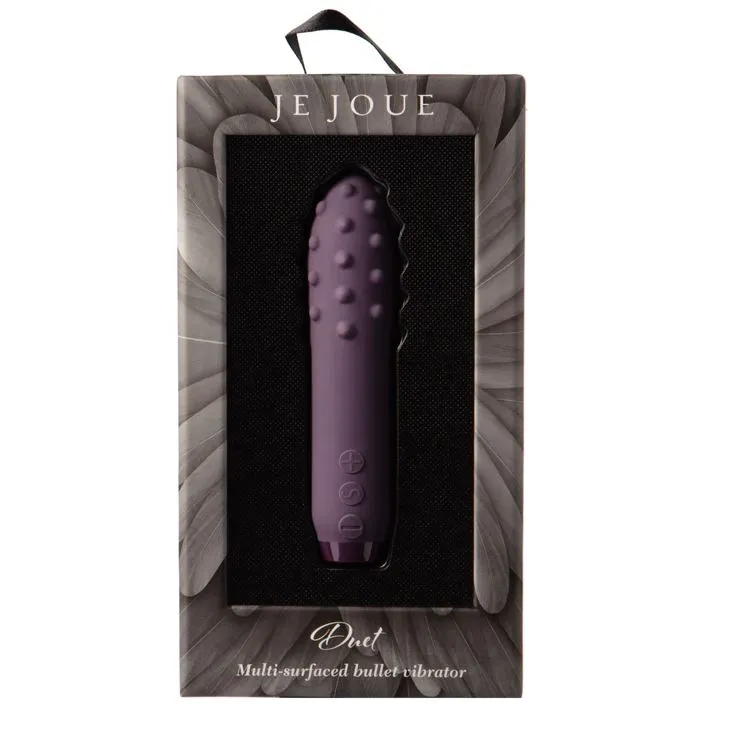 Je Joue Duet Multi-Surfaced Bullet Vibrator Purple