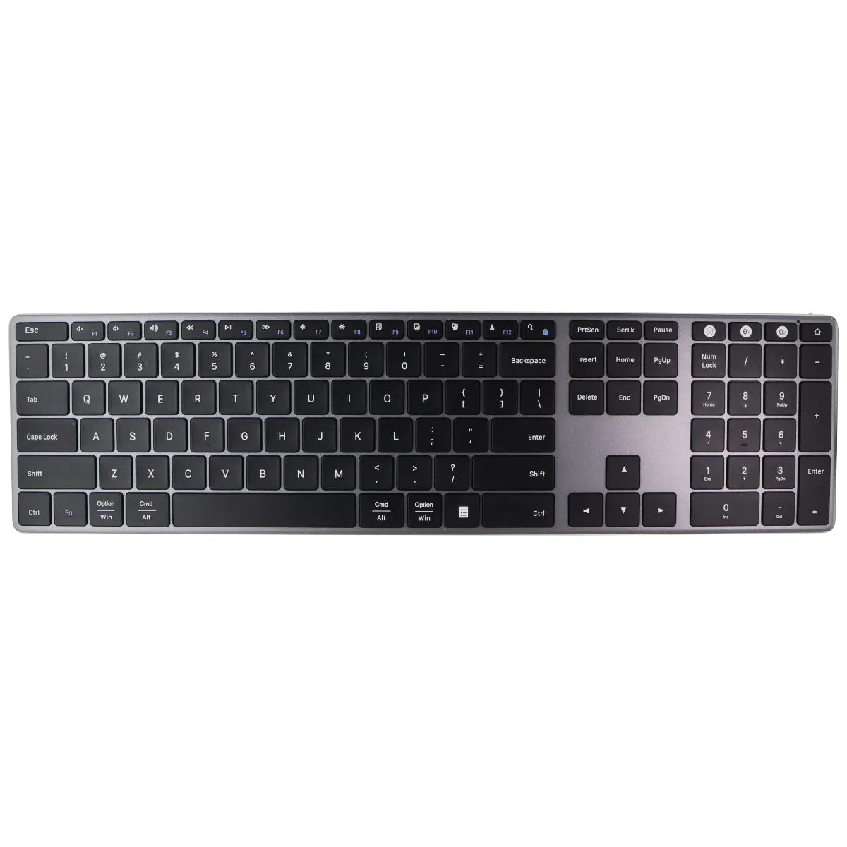 Jelly Comb Windows/Mac Wireless Keyboard - Dark Gray (Bluetooth Only)