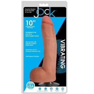 JOCK 10" VIBRATING DONG WITH BALLS